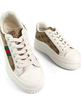 Urban Luxe Evander Monogram Sneakers - Palazzo Couture Online