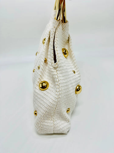 Vacation Mode Soft Woven Tote Bag White - stylish purse for going out