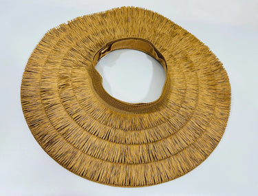 Fringe Straw Sun Hat in Brown – Vacation Vibes Style - view 4