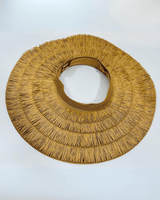 Vacation Vibes Fringe Straw Hat (Brown) - Palazzo Couture Online