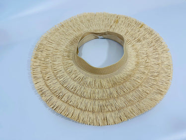 Fringe Straw Sun Hat in Natural – Vacation Vibes Style - view 2