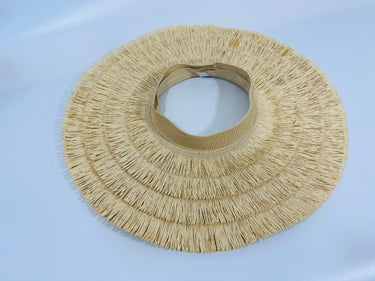 Vacation Vibes Fringe Straw Hat (Natural) - Palazzo Couture Online