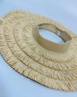 Fringe Straw Sun Hat in Natural – Vacation Vibes Style - view 3