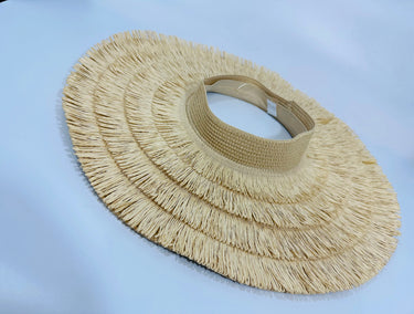 Fringe Straw Sun Hat in Natural – Vacation Vibes Style - view 3