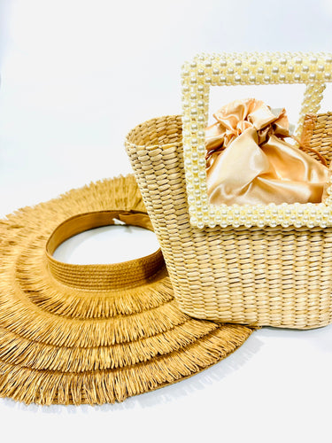 Vacation Vibes Fringe Straw Hat (Natural) - Palazzo Couture Online