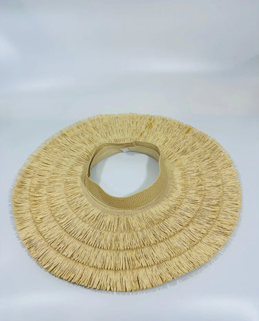 Fringe Straw Sun Hat in Natural – Vacation Vibes Style - view 6