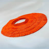 Fringe Straw Sun Hat in Orange – Vacation Vibes Style - front view