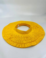 Fringe Straw Sun Hat in Yellow – Vacation Vibes Style - view 3