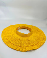 Fringe Straw Sun Hat in Yellow – Vacation Vibes Style - view 4