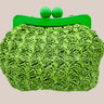 Vane Straw Vintage handbag (Green) for women - bag by Palazzo Couture
