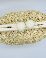 Vane Straw Vintage handbag (Natural) - Palazzo Couture Online