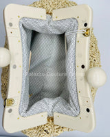 Vane Straw Vintage handbag (Natural) - Palazzo Couture Online