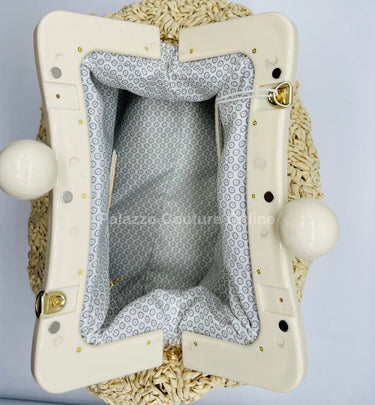 Vane Straw Vintage handbag (Natural) - Palazzo Couture Online