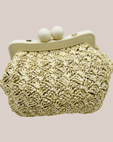 Vane Straw Vintage handbag (Natural) - Palazzo Couture Online