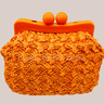 Vane Straw Vintage handbag (Orange) - Palazzo Couture Online