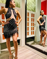 Women's Black mini dress from Palazzo Couture collection