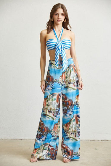 Venetian Dreams 2 Piece Pant Set - Palazzo Couture Online