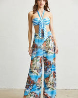 Venetian Dreams 2 Piece Pant Set front view showing complete two piece pant set