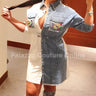Versatile Denim Charm Mini Dresses - Palazzo Couture Online