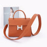 H-Clasp Faux Leather Flap Bag | Palazzo Couture