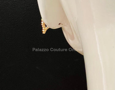 Vivi Heart Earring Studs (Pink) - Palazzo Couture Online