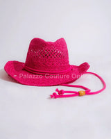 Western Solid Cowboy Hat (Pink) - view 2