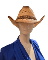 Sundance Straw Cowboy Hat with Braided Band - view 2