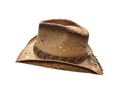 Sundance Straw Cowboy Hat with Braided Band - view 3