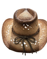 Sundance Straw Cowboy Hat with Braided Band - view 4