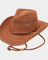 Western Solid Cowboy Hat (Rust) - Palazzo Couture Online