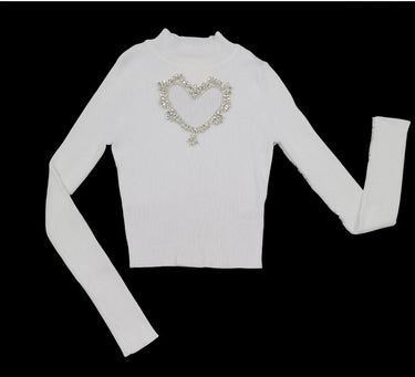 Elegant Lovely Fit turtle long sleeve top styled for going out