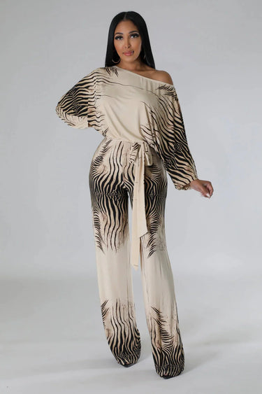 Wild Love Wide Leg Jumpsuit with Square Neckline - trendy women's jumpsuit