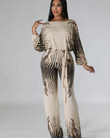 Wild Love Wide Leg Jumpsuit with Square Neckline - chic one-piece by Palazzo Couture