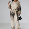 Wild Love Wide Leg Jumpsuit with Square Neckline for women - stylish jumpsuit by Palazzo Couture