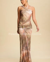 Wild Mirage Animal Print Maxi Dress – Multi - Palazzo Couture Online