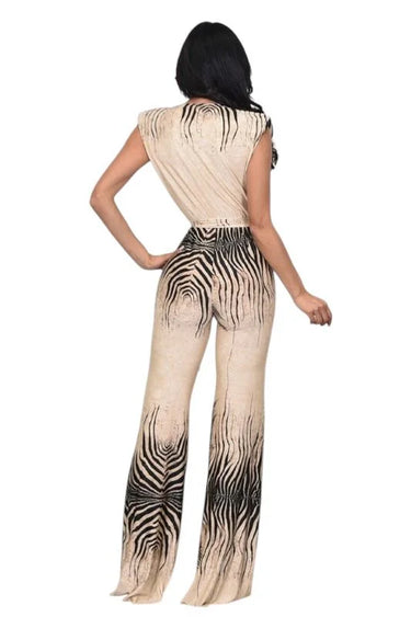 Wild Muse Belted Jumpsuit with Belt - women's one-piece outfit for going out