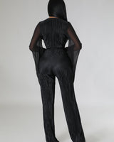 Wine and Dine Jumpsuit (Black) - Palazzo Couture Online
