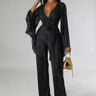 Wine and Dine Jumpsuit (Black) for women - stylish jumpsuit by Palazzo Couture