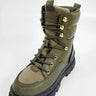 Winter Princess Kate Combat Boots (Olive) for women - boots by Palazzo Couture