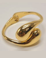 Yin and Yang Cuff Bracelet (Gold) - Palazzo Couture Online