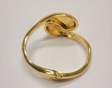 Yin and Yang Cuff Bracelet (Gold) - Palazzo Couture Online