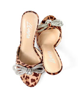 Zaha Slip On High Heels  (Leopard) - women's statement party shoes