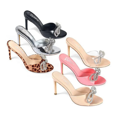 Zaha Slip On High Heels  (Nude) - elegant heels for going out and events