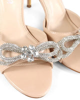 Zaha Slip On High Heels  (Nude) - chic shoes by Palazzo Couture