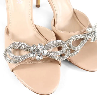 Zaha Slip On High Heels  (Nude) - chic shoes by Palazzo Couture