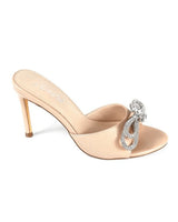 Zaha Slip On High Heels  (Nude) for women - stylish heels by Palazzo Couture