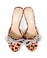 Zaha Slip On High Heels (Leopard) - Palazzo Couture Online
