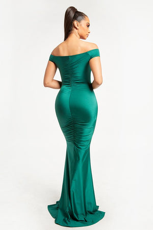 All In Your Feels Maxi Dress Hunter Green