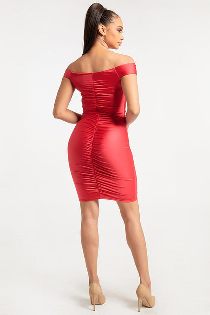 Ahead Of Your Dreams Red Mini Dress