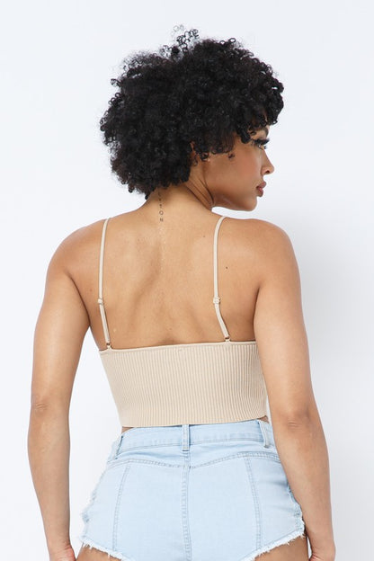 Happy Together Nude Crop Top